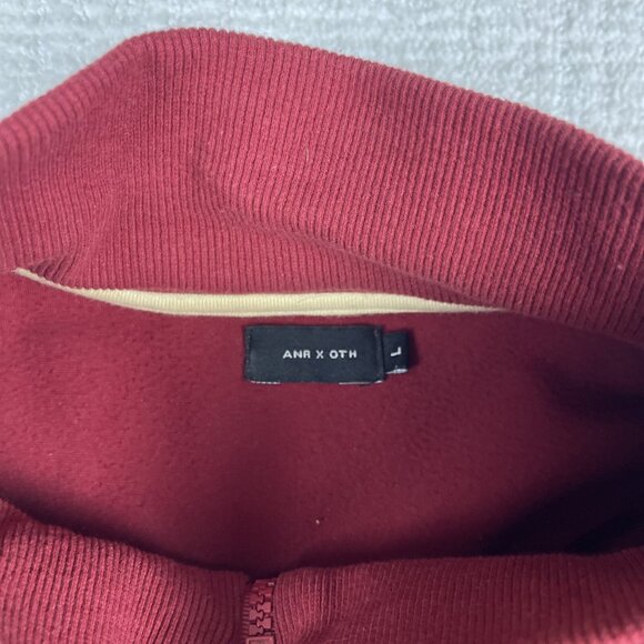 Men's Atelier New Regime ANR x OTH Red Velour Jacket T Shirt Sz L - FW2016 READ* - Picture 11 of 16